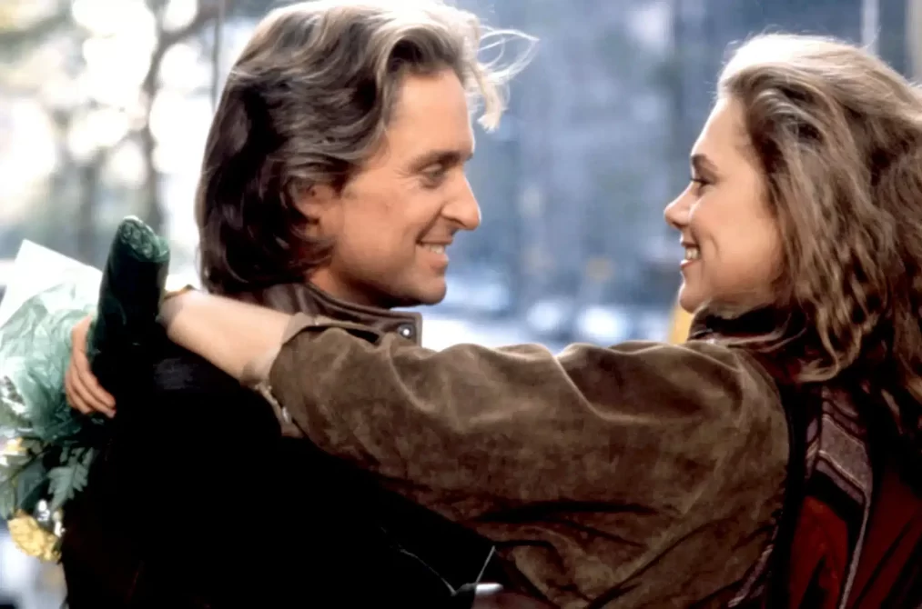 Michael Douglas rivalry with Kathleen turner