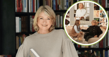 Martha Stewart pushes Drew Barrymore away