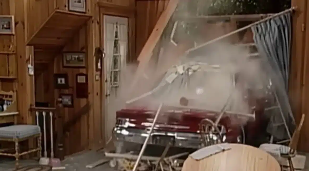 Full House car crash scene