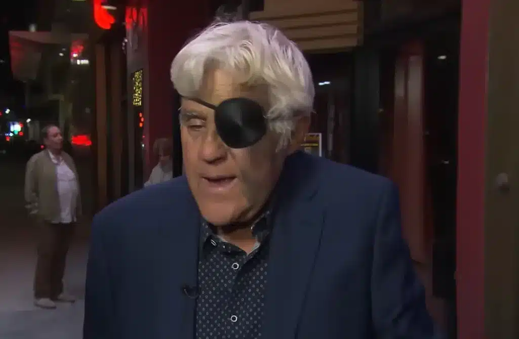 Jay Leno hits head on rock