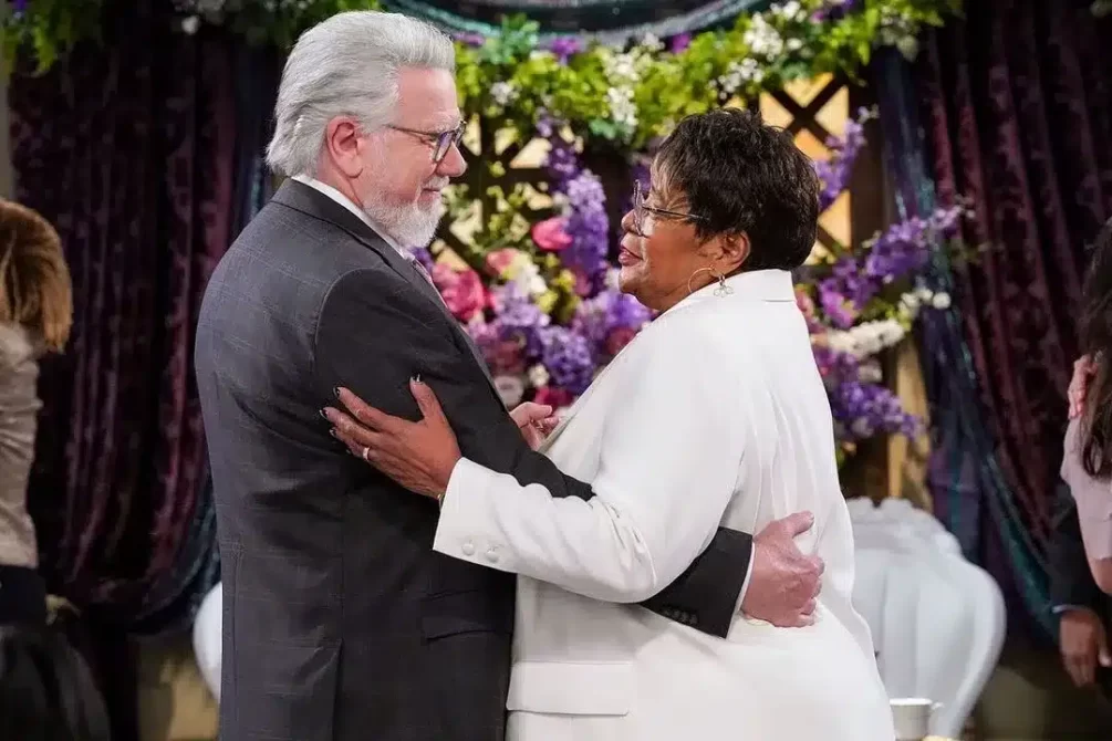 John Larroquette reunion with Marsha Warfield