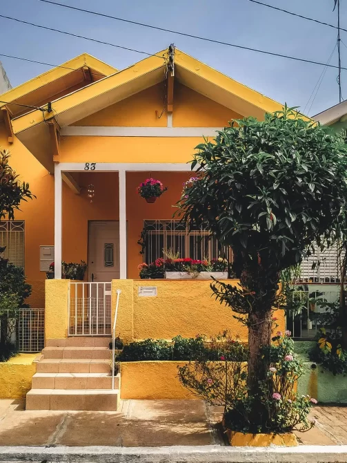 bright yellow hue helps sell home