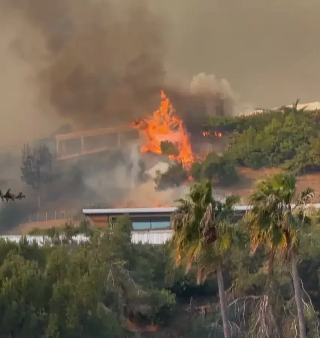 James Woods California fires 