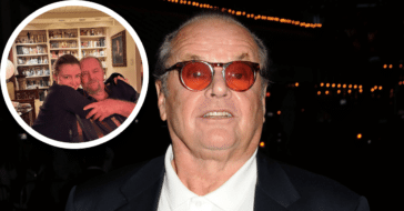 Jack Nicholson rare appearance