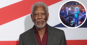 Morgan Freeman rare appearance