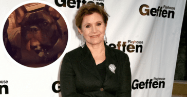 Carrie fisher’s dog