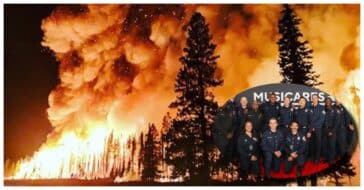 Grammys wildfires donation