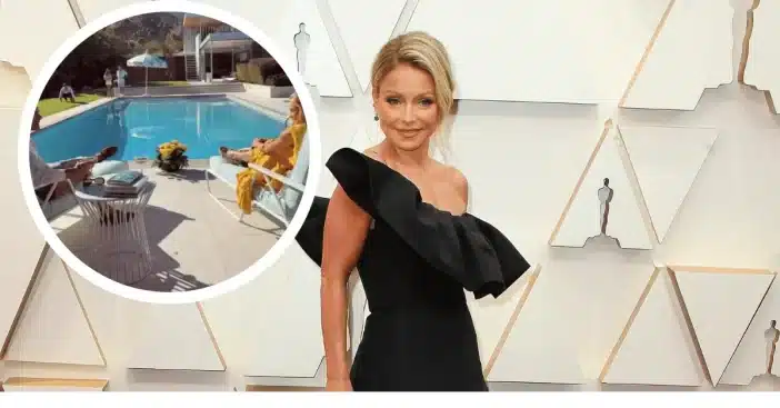 Kelly Ripa pool photo