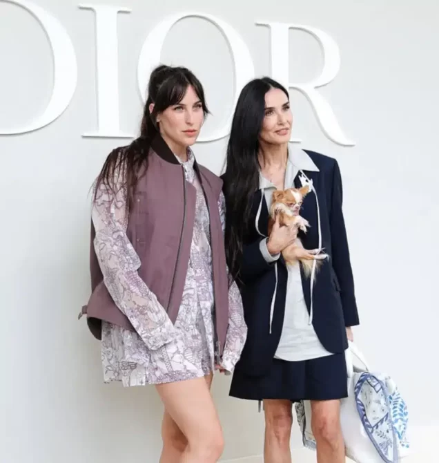 demi moore’s daughter recreates look