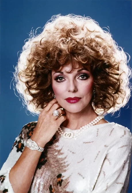  joan Collins platinum blonde