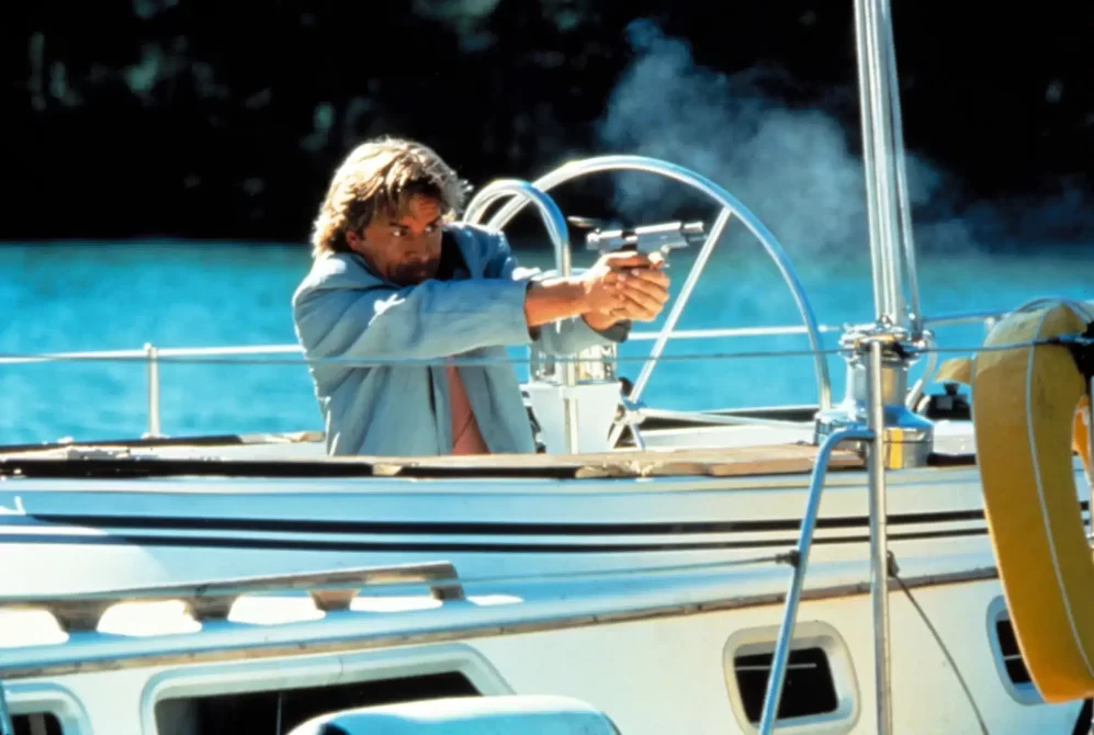 don johnson alligator on Miami vice