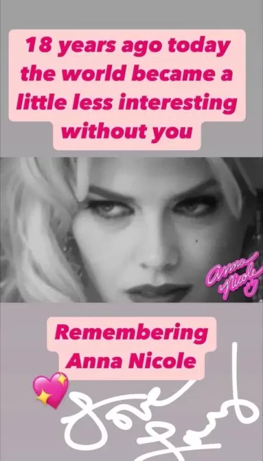 Anna Nicole Smith tribute