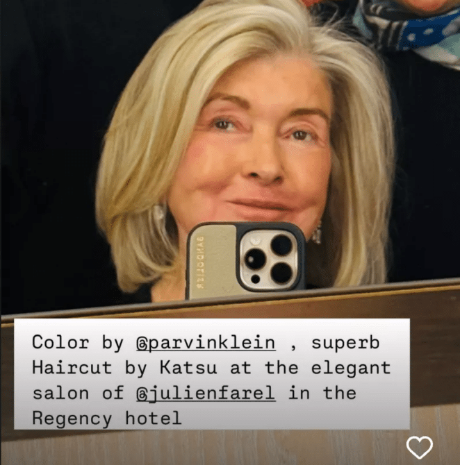 Martha Stewart no makeup