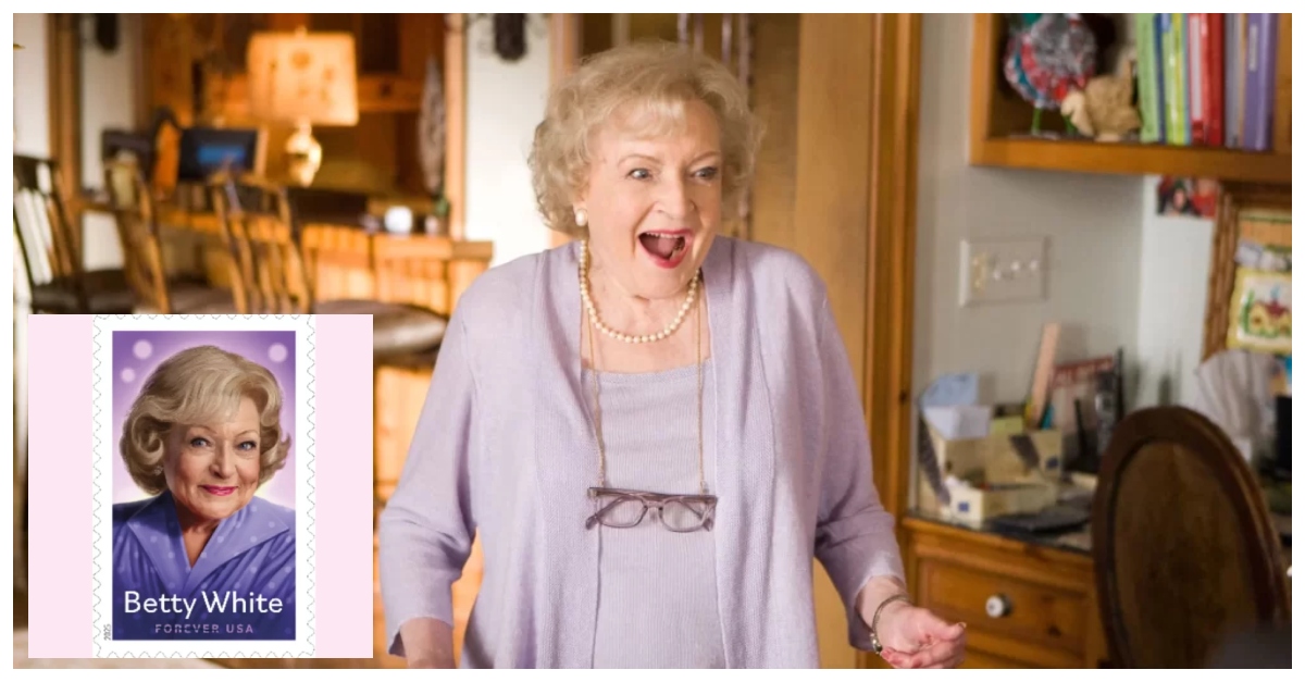Betty white stamp