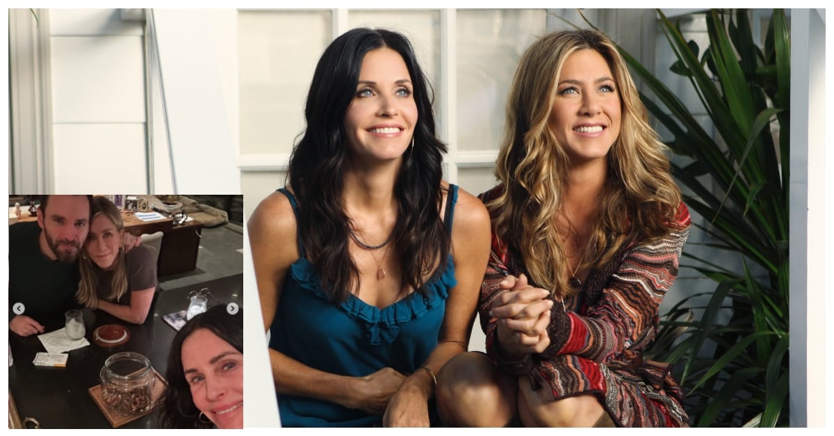 Courteney Cox Jennifer Aniston reunion