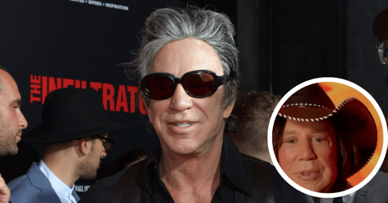 Mickey Rourke's Rare TV Appearance Gets Fans Talking