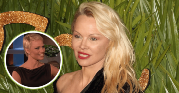 Pamela Anderson short hair
