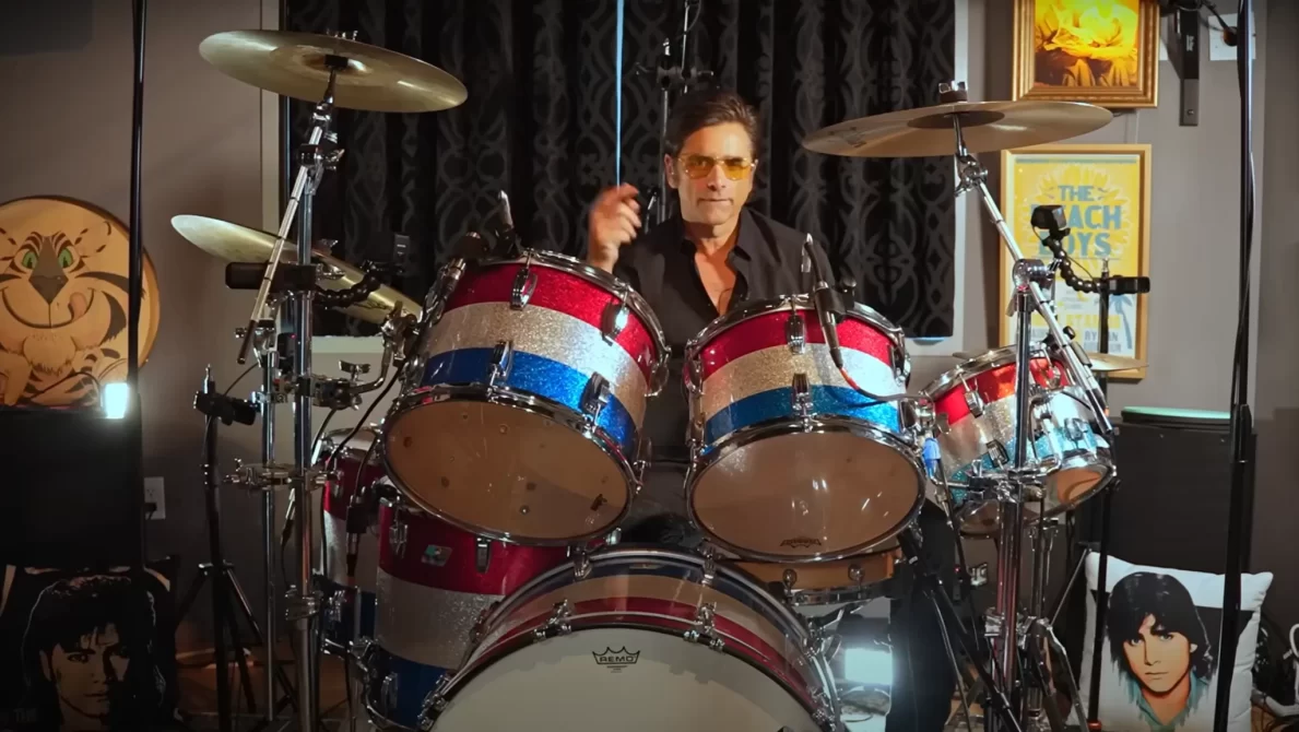 John Stamos drums