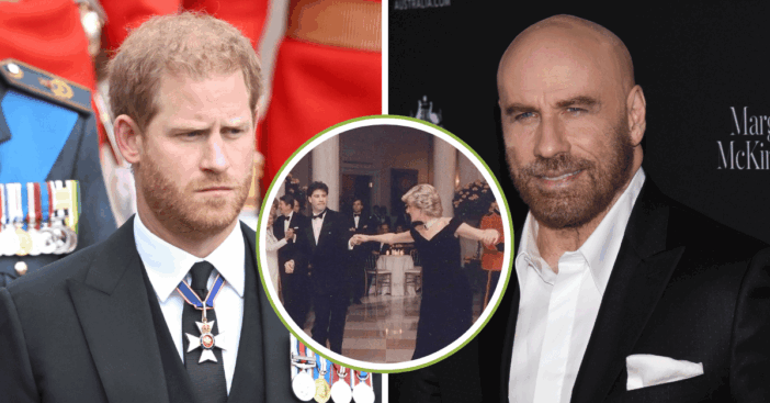 prince Harry John Travolta
