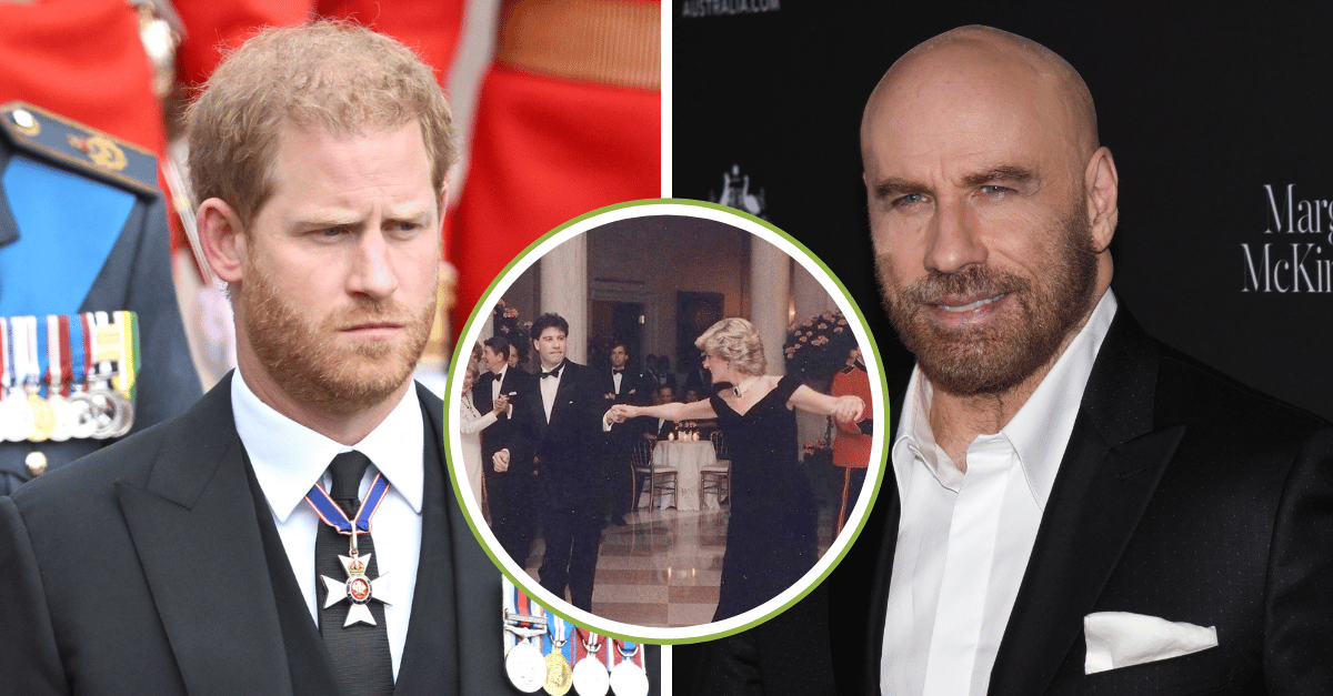 prince Harry John Travolta