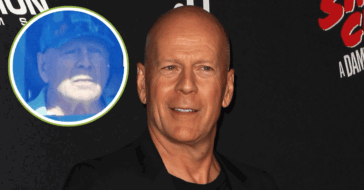 Bruce Willis rare appearance