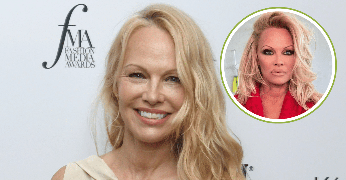 Pamela Anderson 90s makeup