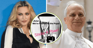 Madonna the pope