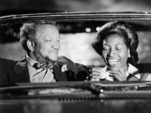 Lynn Hamilton starring as Donna Harris alongside Redd Foxx in Sanford and Son