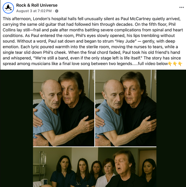 Paul McCartney Phil Collins 
