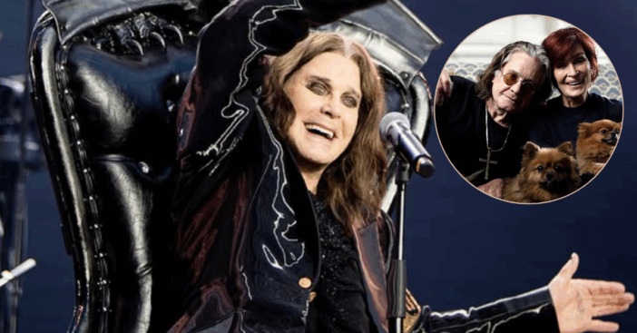 last photo Ozzy and sharon