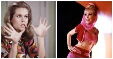 Barbara Eden feud Elizabeth montgomery