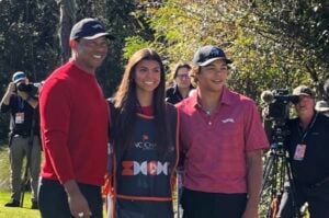 Tiger Woods and his son