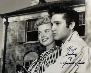 Yvonne Lime and Elvis Presley