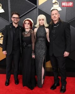 Kelly, Jack, and Sharon Osbourne