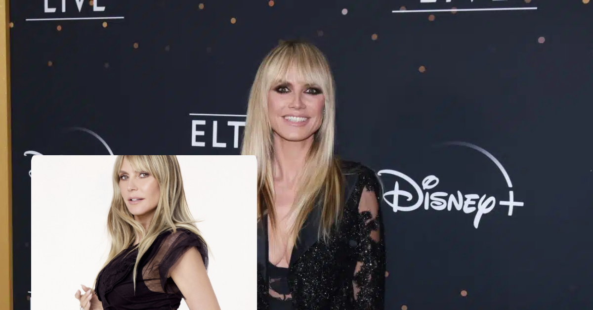 Heidi Klum Stuns In Sheer Dress For Glamour Germany