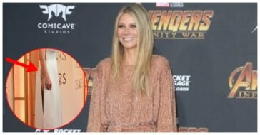 gwyneth paltrow dress malfunction