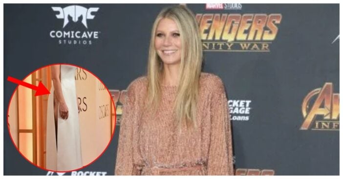 gwyneth paltrow dress malfunction