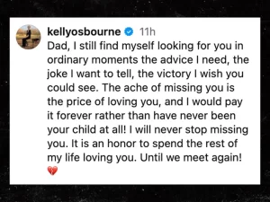 Kelly Osbourne Shares Emotional Tribute On Her First Father’s Day Without Ozzy
