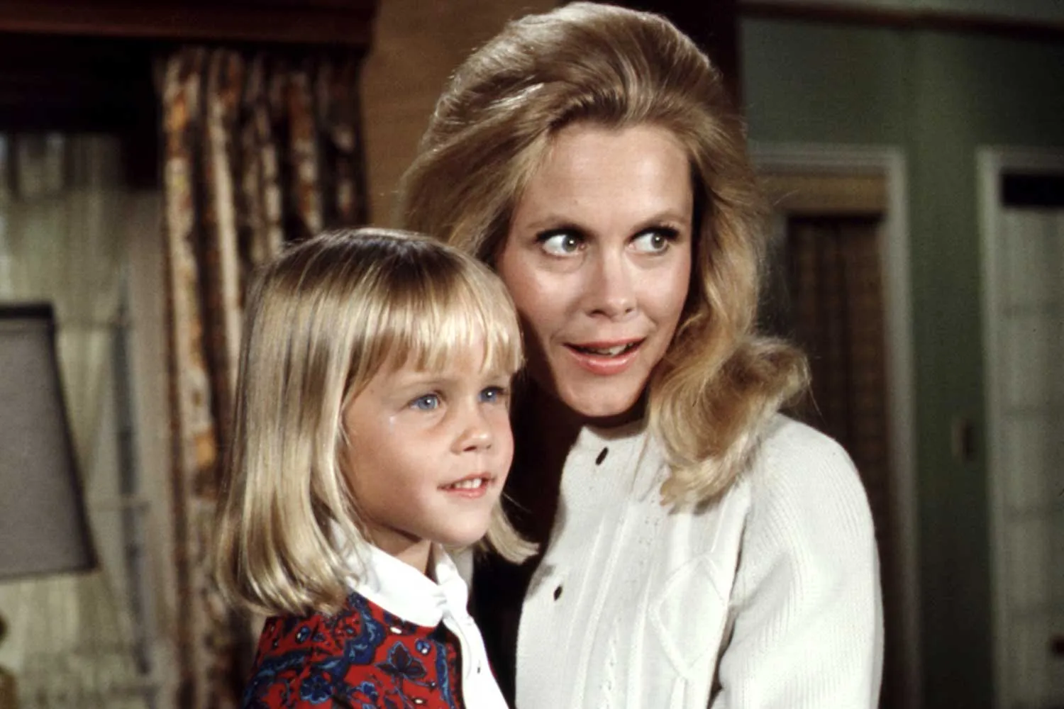 Erin Murphy and Elizabeth Montgomery on Bewitched