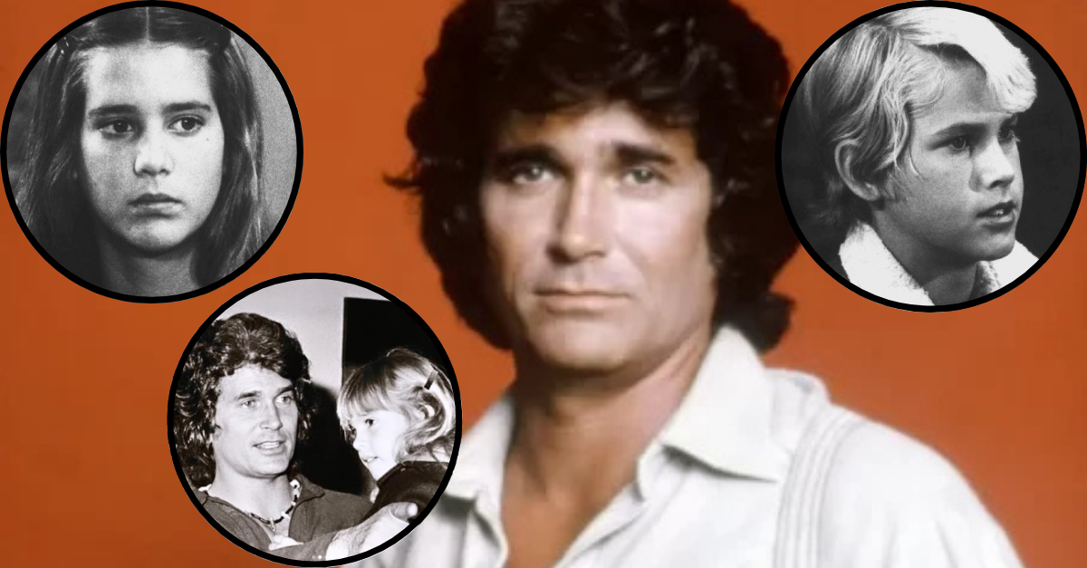 Michael Landon smiling in a 1970s publicity portrait