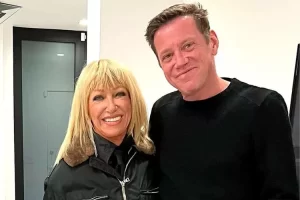 Suzanne Somers with her son Bruce.