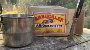 Bag of Arbuckles' coffee