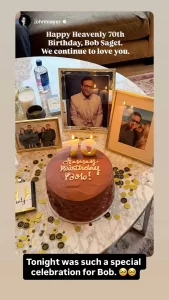 John Stamos shared his own heartfelt tribute to Bob Saget on Instagram.