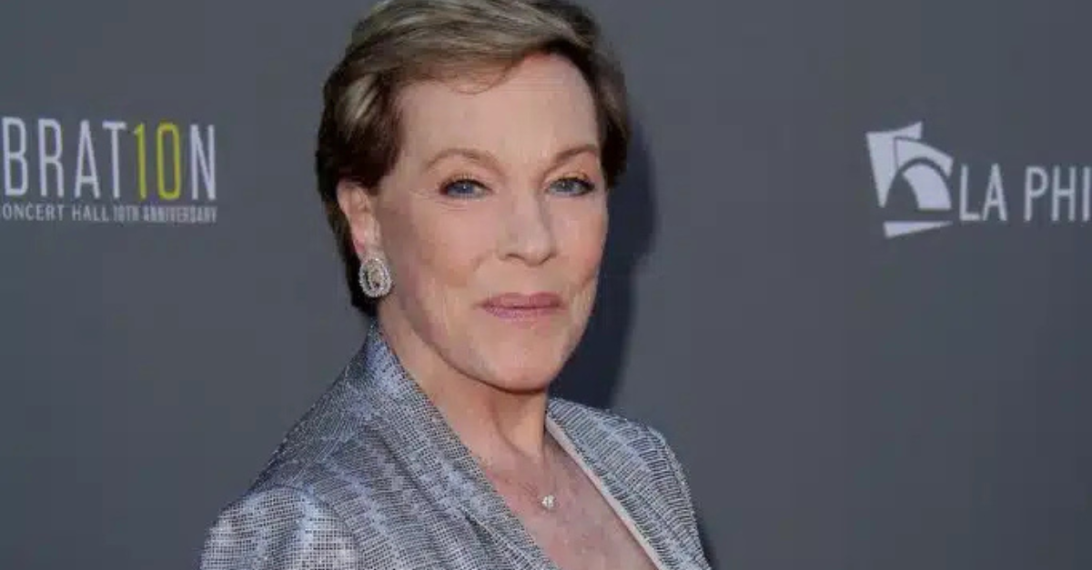 Julie Andrews smiling at an event
