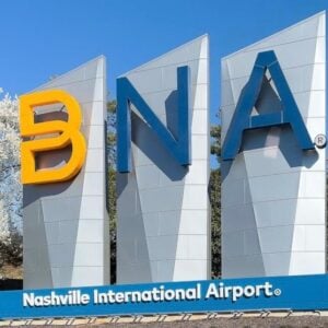 The Nashville international airport that may be renamed in honor of Dolly Parton