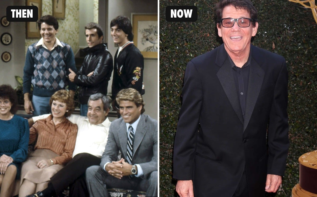 Anson Williams then and now