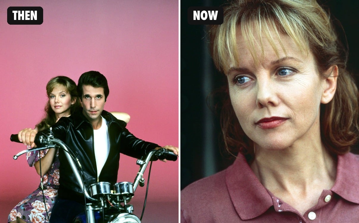Linda Purl then and now
