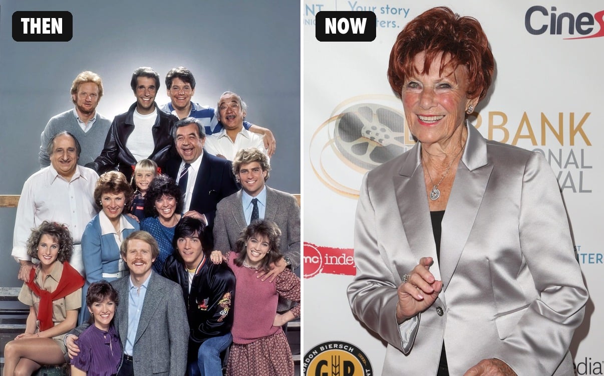 Marion Ross then and now