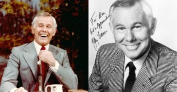 Johnny Carson then and now