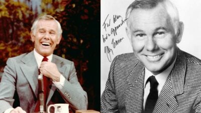 Johnny Carson then and now